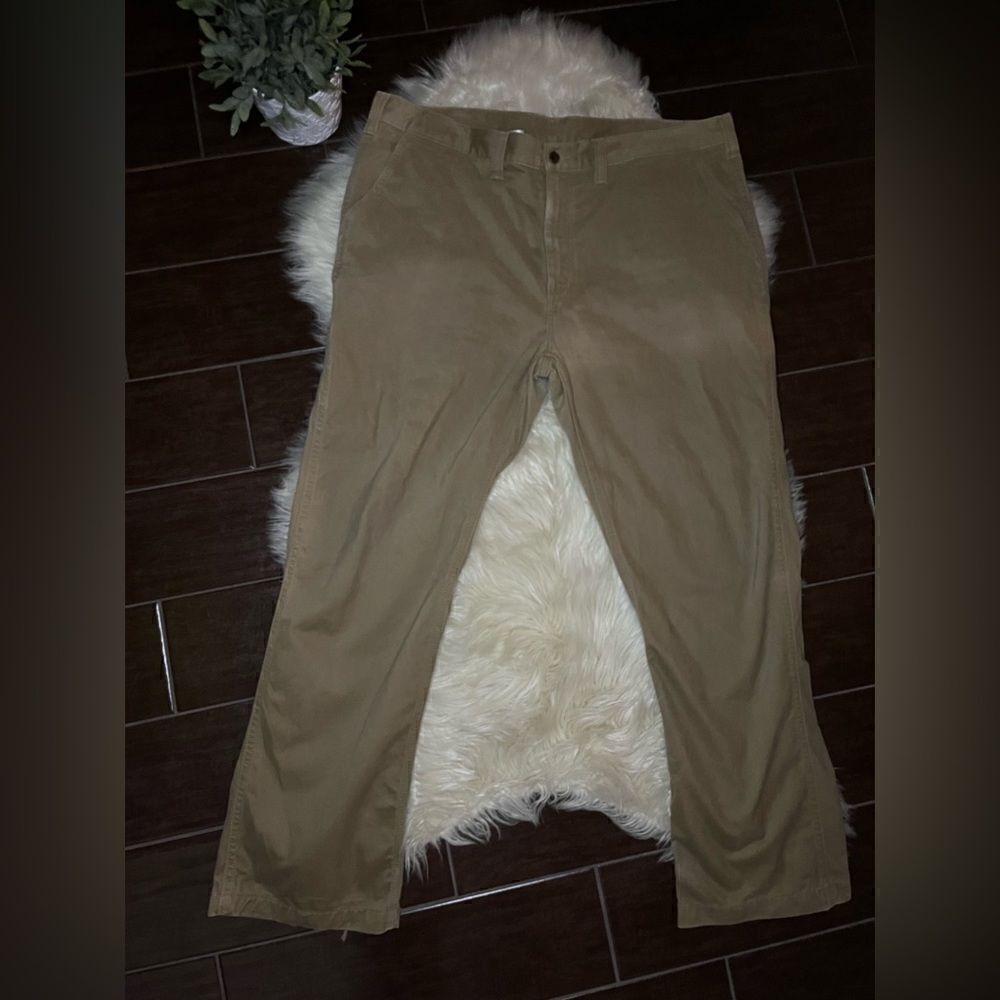 Carhartt khaki relaxed fit pants az 42X32